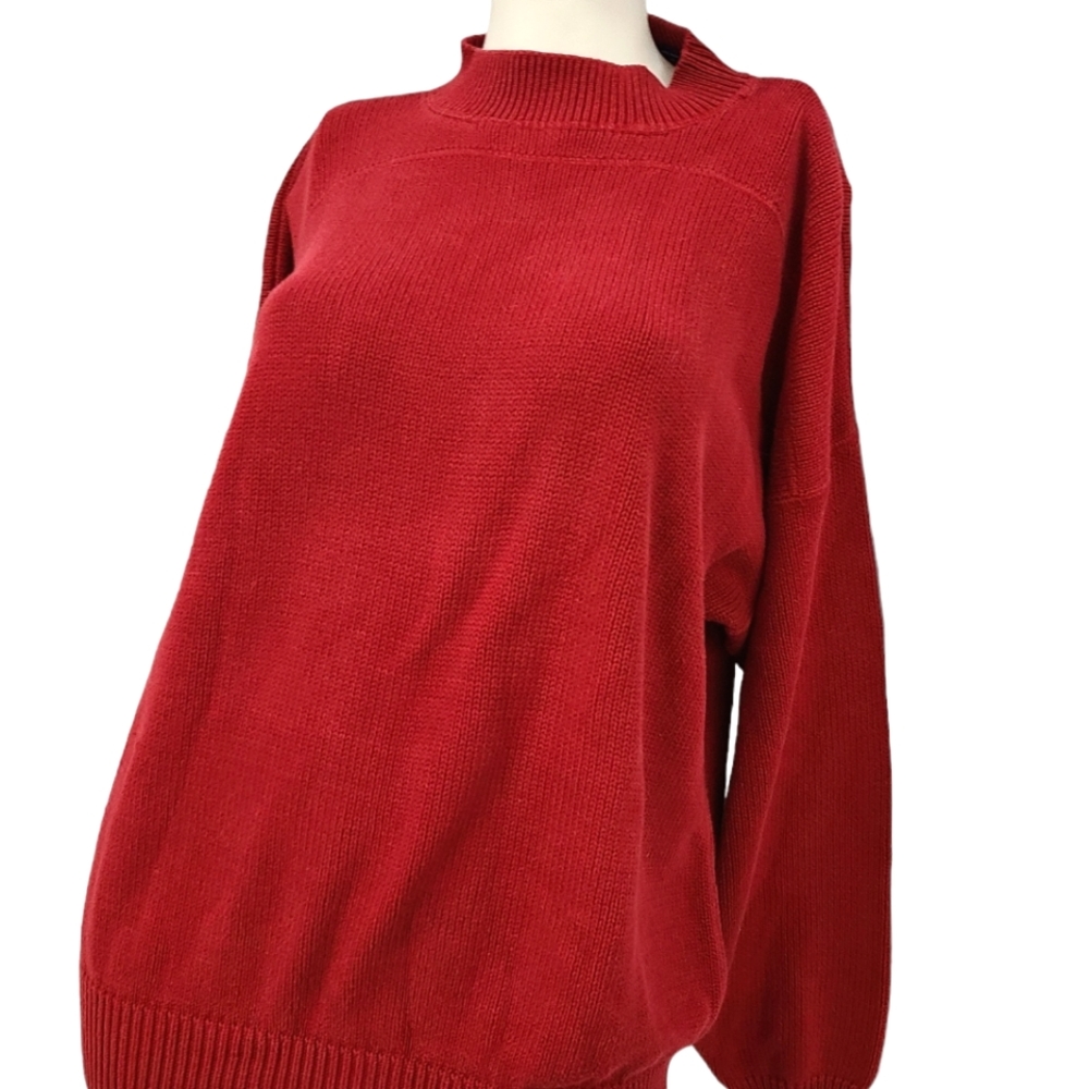 Men's Red Gap Y2K Classic Sweater size large